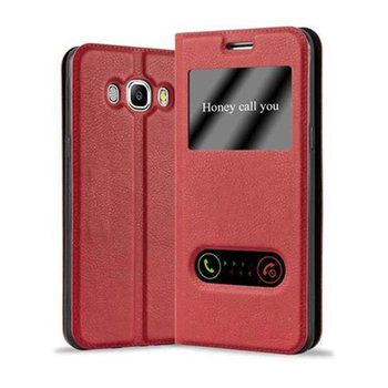 Etui Do Samsung Galaxy J5 2016 w CZERWONY SZAFRAN Pokrowiec Obudowa Case Cover Portfel Ochronny Cadorabo - Cadorabo