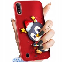 Etui Do Samsung Galaxy M10 Wzory Święta Christmas Mikołaj Obudowa Pokrowiec