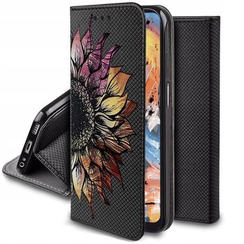 ETUI do SAMSUNG GALAXY M13 MAGNET WZORY + SZKŁO - producent niezdefiniowany