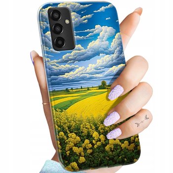 Etui Do Samsung Galaxy M13 Wzory Chmury Niebo Błękit Obudowa Pokrowiec Case - Hello Case