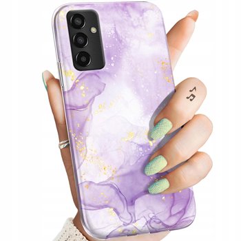 Etui Do Samsung Galaxy M13 Wzory Fioletowe Fiolet Kształty Obudowa Case - Hello Case