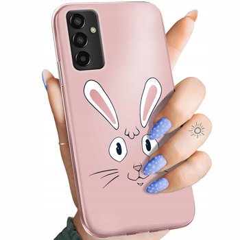 Etui Do Samsung Galaxy M13 Wzory Królik Zając Bunny Obudowa Pokrowiec Case - Hello Case