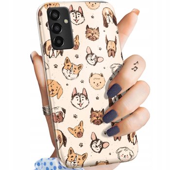 Etui Do Samsung Galaxy M13 Wzory Psy Pieski Pisiaki Obudowa Pokrowiec Case - Hello Case