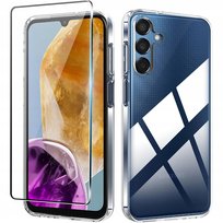 Etui Do Samsung Galaxy M15 PRZEZROCZYSTE +Szkło 9H | CLEAR CASE 2MM