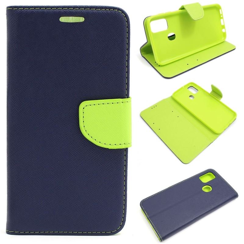 Etui Do Samsung Galaxy M21 / M30S Granatowe Fancy Pokrowiec Case - GSM ...