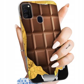 ETUI DO SAMSUNG GALAXY M21 WZORY CZEKOLADA CHOCO SŁODYCZE OBUDOWA POKROWIEC - Hello Case