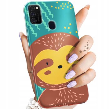 ETUI DO SAMSUNG GALAXY M21 WZORY LENIWIEC ŚMIESZNE WEWNĘTRZNE ZWIERZĘ CASE - Hello Case