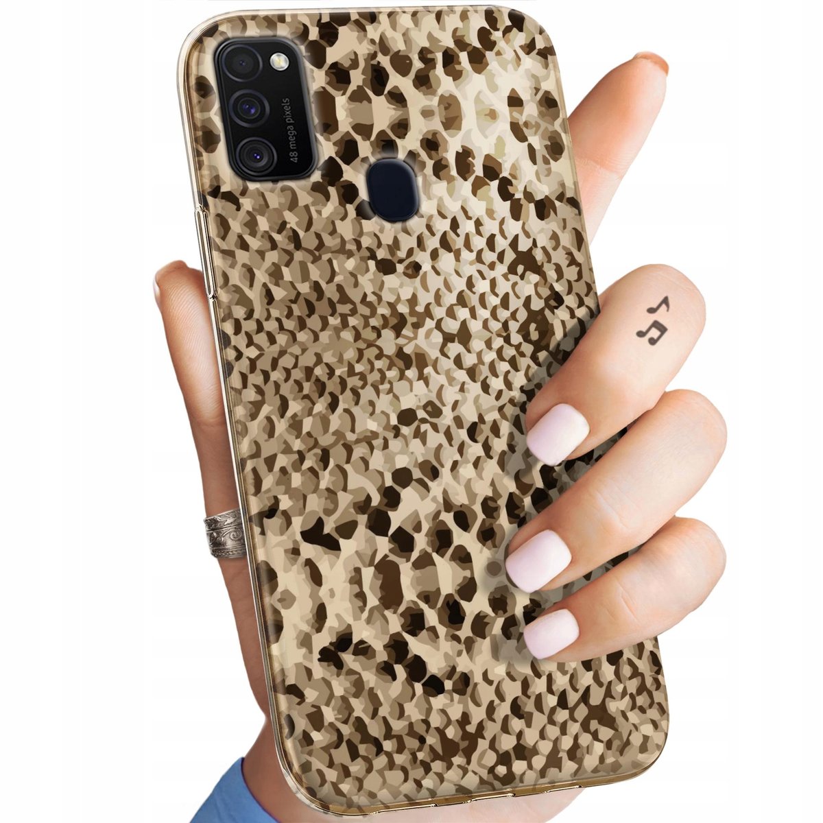 ETUI DO SAMSUNG GALAXY M21 WZORY WĄŻ SKÓRA WĘŻA SNAKE OBUDOWA POKROWIEC ...