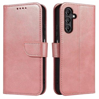 Etui Do Samsung Galaxy M34 5G Skórzane Portfel Skin Case + Szkło 9H - Krainagsm