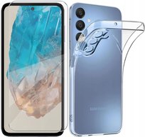 Etui Do Samsung Galaxy M35 5G PRZEZROCZYSTE +Szkło 9H | CLEAR CASE 2MM