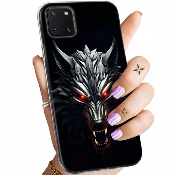 Etui Do Samsung Galaxy Note 10 Lite Wzory Wiedźmin Witcher Biały Wilk Case - Samsung