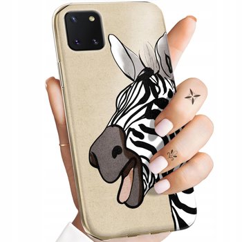 ETUI DO SAMSUNG GALAXY NOTE 10 LITE WZORY ZEBRA ZEBERKA PASKI OBUDOWA CASE - Hello Case