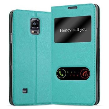 Etui Do Samsung Galaxy NOTE 4 w MIĘTOWY TURKUS Pokrowiec Obudowa Case Cover Portfel Ochronny Cadorabo - Cadorabo