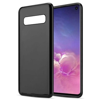 Etui Do Samsung Galaxy S10 4G Pokrowiec w CZARNY Obudowa Ochronny TPU Silikon Case Cover Cadorabo - Cadorabo