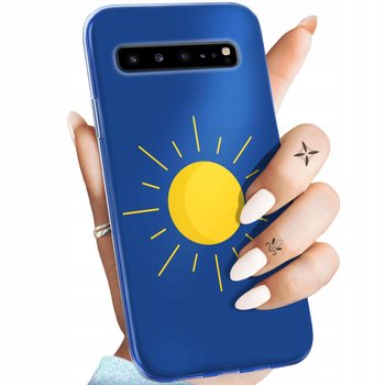 ETUI DO SAMSUNG GALAXY S10 5G WZORY SŁOŃCE PLANETY SUN OBUDOWA POKROWIEC - Hello Case