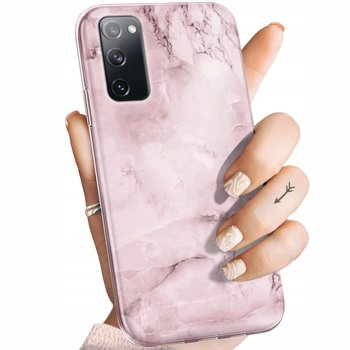 Etui Do Samsung Galaxy S20 Fe / 5G Wzory Różowe Golden Rose Pudrowy Róż - Hello Case