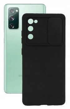 Etui do Samsung Galaxy S20 FE SILICONE LENS czarne Case Pokrowiec Obudowa Futerał - GSM-HURT