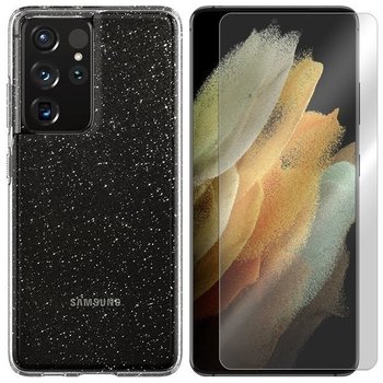 Etui Do Samsung Galaxy S21 Ultra Spigen + Szkło 9H - Spigen
