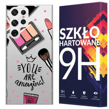 Etui Do Samsung Galaxy S22 Ultra Fashion +Szkło 9H - Kreatui