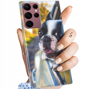 Etui Do Samsung Galaxy S22 Ultra Wzory Mops Buldog Francuski Angielski Case - Hello Case
