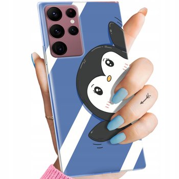 Etui Do Samsung Galaxy S22 Ultra Wzory Pingwinek Pingwin Happy Feet Obudowa - Hello Case