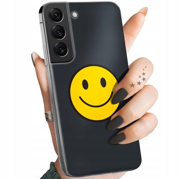 Etui Do Samsung Galaxy S22 Wzory Uśmiech Smile Emoji Obudowa Pokrowiec Case - Hello Case