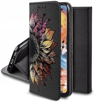 Etui Do Samsung Galaxy S23 Fe Magnet Wzory Case Portfel + Szkło 9H - Krainagsm