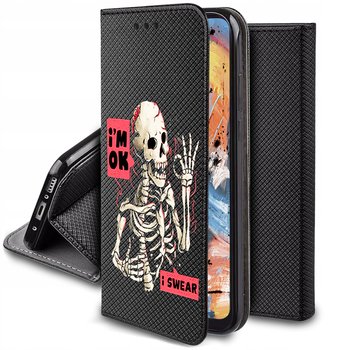 Etui Do Samsung Galaxy S23 Fe Magnet Wzory Case Portfel + Szkło 9H - Krainagsm