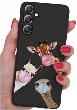 Etui do Samsung Galaxy S24 FE WZORY |SILIKONOWE MATT CASE + SZKŁO 9H - Krainagsm