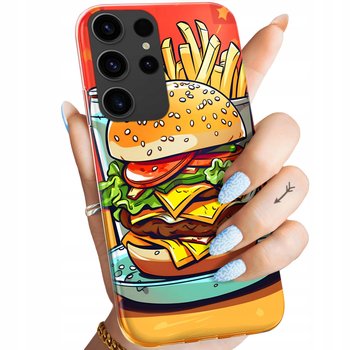 Etui Do Samsung Galaxy S24 Ultra Wzory Hamburger Burgery Fast-Food Jedzenie - Hello Case