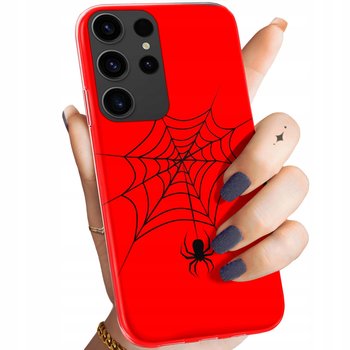 Etui Do Samsung Galaxy S24 Ultra Wzory Pająk Spider Pajęczyna Obudowa Case - Samsung
