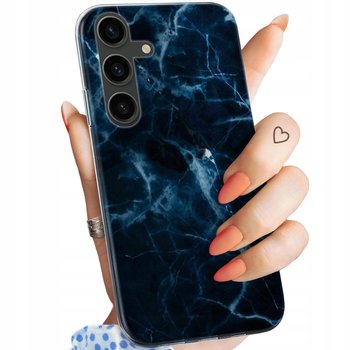 ETUI DO SAMSUNG GALAXY S24 WZORY GRANATOWE OBUDOWA POKROWIEC CASE - Hello Case