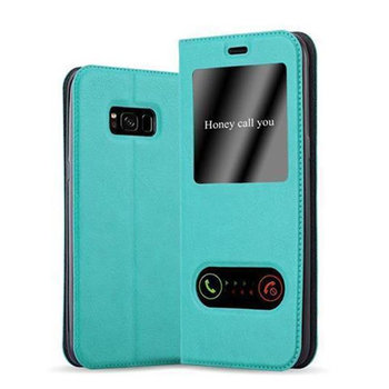 Etui Do Samsung Galaxy S8 PLUS w MIĘTOWY TURKUS Pokrowiec Obudowa Case Cover Portfel Ochronny Cadorabo - Cadorabo