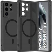 Etui Do Samsung S24 Ultra Case +Szkło 9H WZMACNIANE 360° Matt Do Magsafe