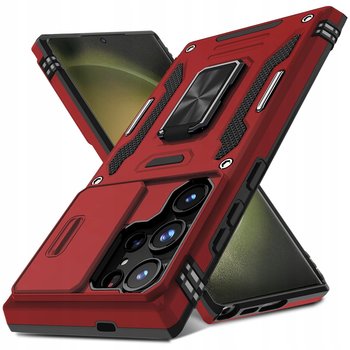 Etui Do Samsung S24 Ultra Czerwone Pancerne Z Podstawką Wojskowe Czerwony - Inny producent