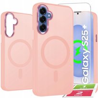 Etui Do Samsung S25 Plus Case +Szkło 9H WZMACNIANE 360° Matt Do Magsafe