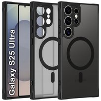 Etui do Samsung S25 Ultra do MagSafe CASE WZMACNIANE 360° Szkło 5D PREMIUM Krainagsm