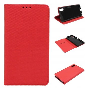 Etui do Sony Xperia L3 I4312 Smart Magnet czerwone Obudowa Pokrowiec Case - GSM-HURT