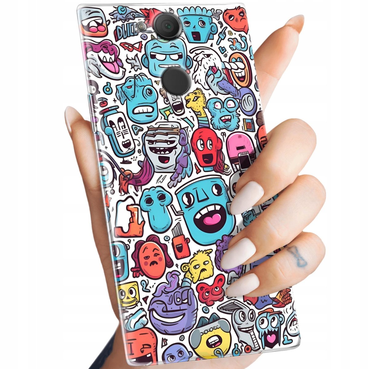 Etui Do Sony Xperia Xa Wzory Doodle Zwierz Ta Potwory Rysunki Obudowa Case Sony Sklep Empik Com