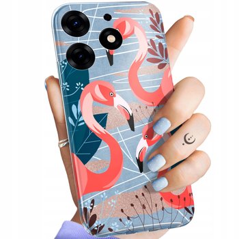 ETUI DO TECNO SPARK 10 PRO WZORY FLAMING FLAMINGI PTAKI OBUDOWA POKROWIEC - Hello Case