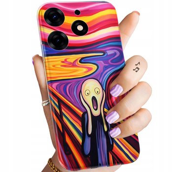 ETUI DO TECNO SPARK 10 PRO WZORY KRZYK MUNCH EDVARD SCREAM OBUDOWA CASE - Hello Case