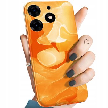 ETUI DO TECNO SPARK 10 PRO WZORY POMARAŃCZOWE POMARAŃCZE ORANGE OBUDOWA - Hello Case