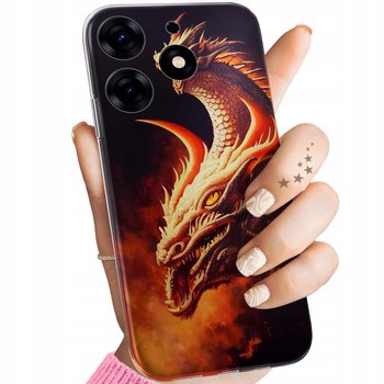 ETUI DO TECNO SPARK 10 PRO WZORY SMOKI DRAGON TANIEC SMOKÓW OBUDOWA CASE - Hello Case