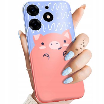 ETUI DO TECNO SPARK 10 PRO WZORY ŚWINKA PEPPA BAJKA OBUDOWA POKROWIEC CASE - Hello Case