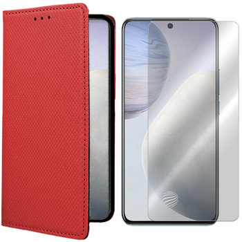 Etui Do Vivo X60 Futerał Case Magnet + Szkło 9H - VegaCom