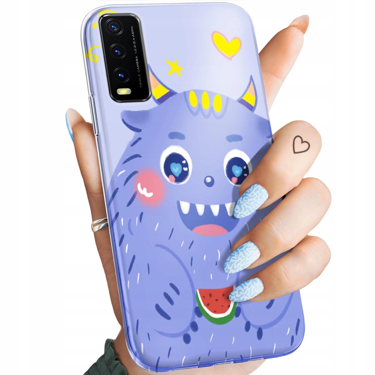 Tumundo Smartphone Hülle Für Vivo Y20s/Y11s – Transparentes TPU-Gel Mit Affen-Zeichnung, Kalt Bedruckt & Kratzfest