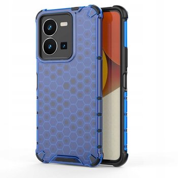 Etui Do Vivo Y35 / Y22 / Y22S 4G Pancerne Honeycomb Niebieskie Pokrowiec Obudowa Case Futerał - GSM-HURT