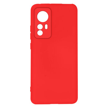 Etui Do Xiaomi 12 Pro Silikonowe Półsztywne Miękkie W Dotyku Wykończenie Czerwone - Avizar