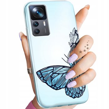 Etui Do Xiaomi 12T / 12T Pro Wzory Motyle Butterfly Barwne Obudowa Case - Hello Case