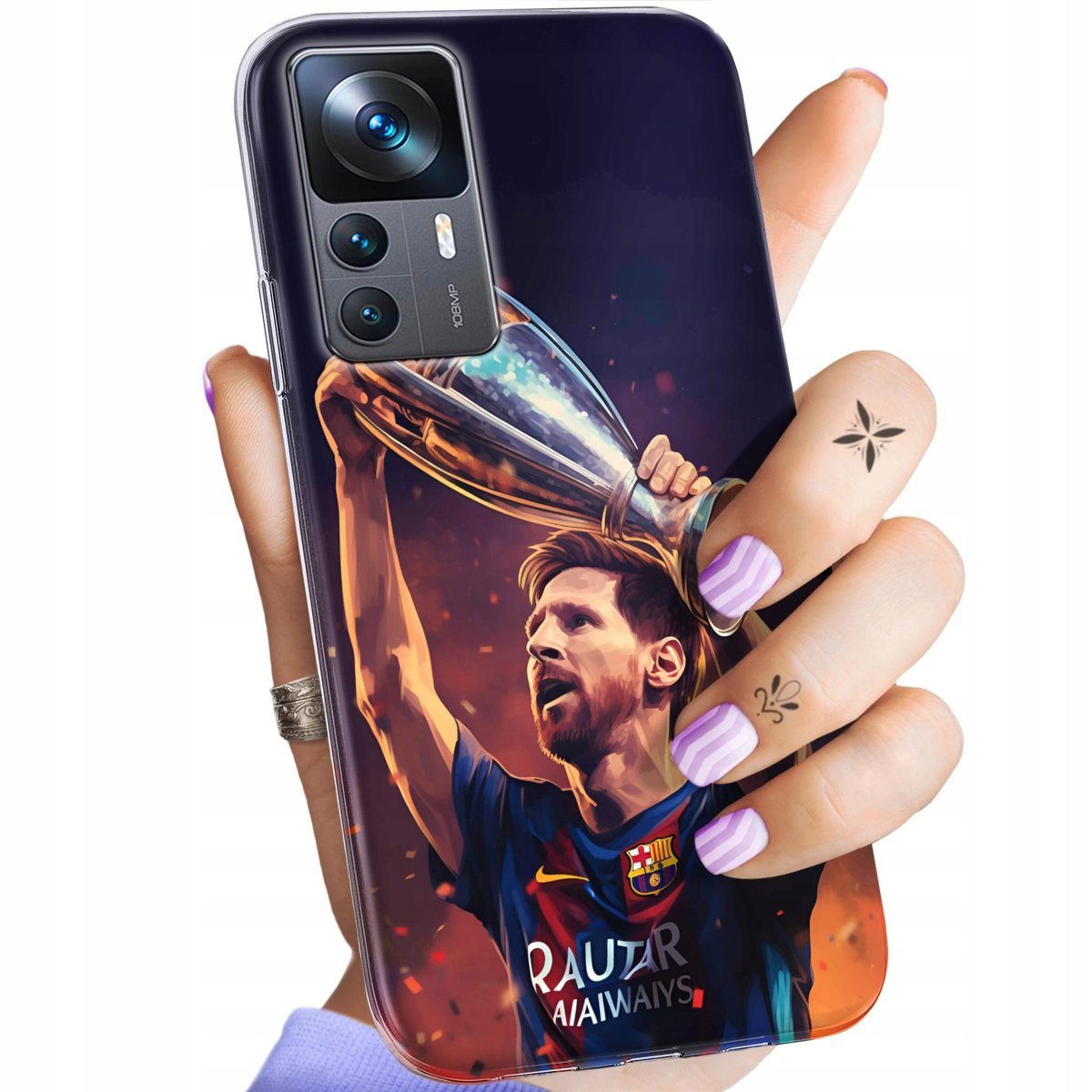 Custodia Movilshop Per Xiaomi 12T/12T Pro: Design Gotico Corvo Su Teschio, Cover In Silicone Trasparente - 2